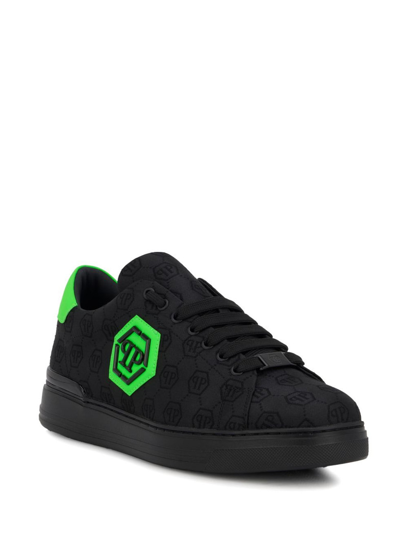 PHILIPP PLEIN monogram-jacquard sneakers outlook
