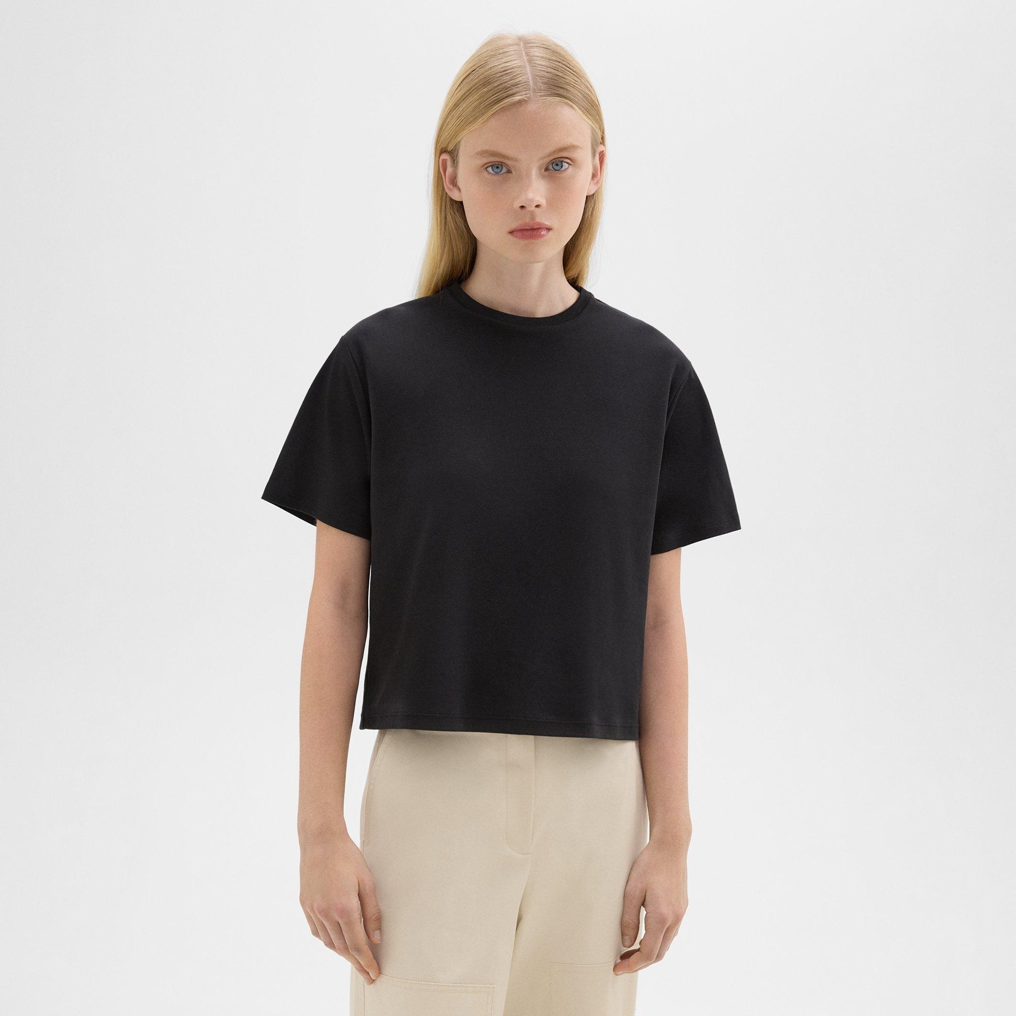Boxy Tee in Cotton Jersey - 2