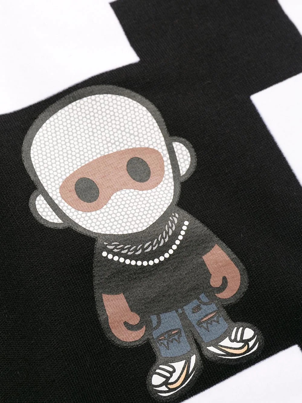 number 3 print hoodie - 6