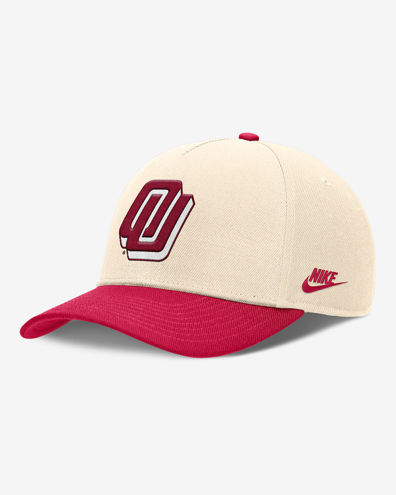 Oklahoma Primetime Rise Academic Men's Nike Dri-FIT College Adjustable Hat 1
