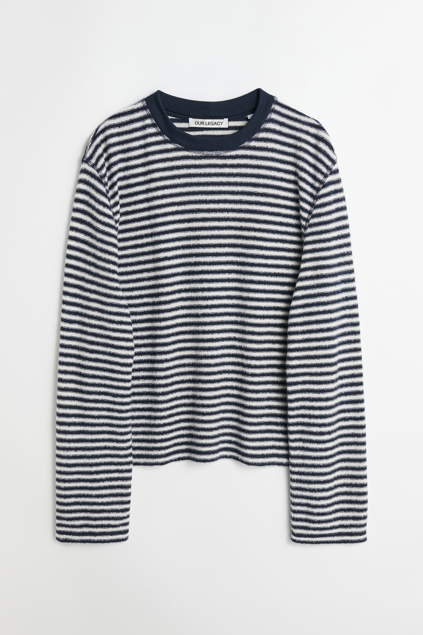 Artist Roundneck Malaga Stripe Brushed Cotton - 1