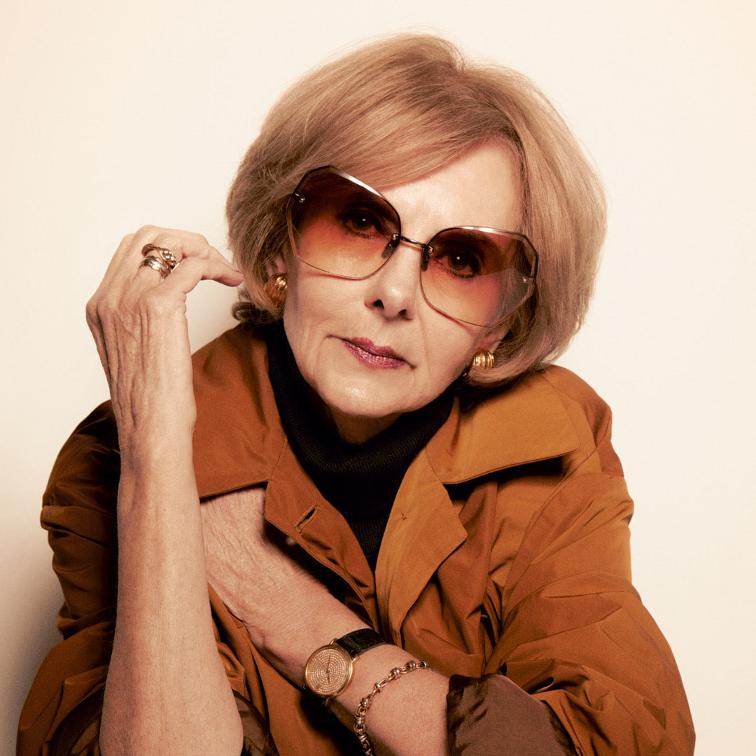 Lila Sunglasses in Camel and Gold - 2