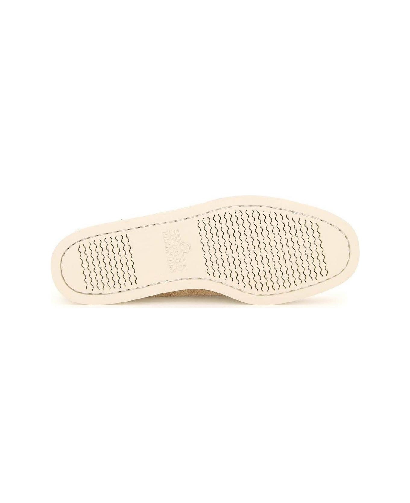 Lace-up Round Toe Boat Shoes - 4