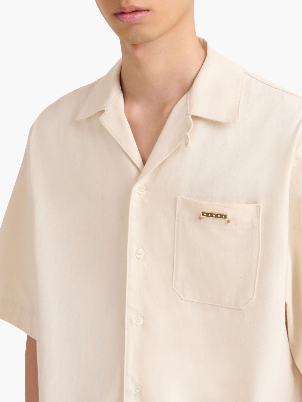 short-sleeve button-up shirt - 5