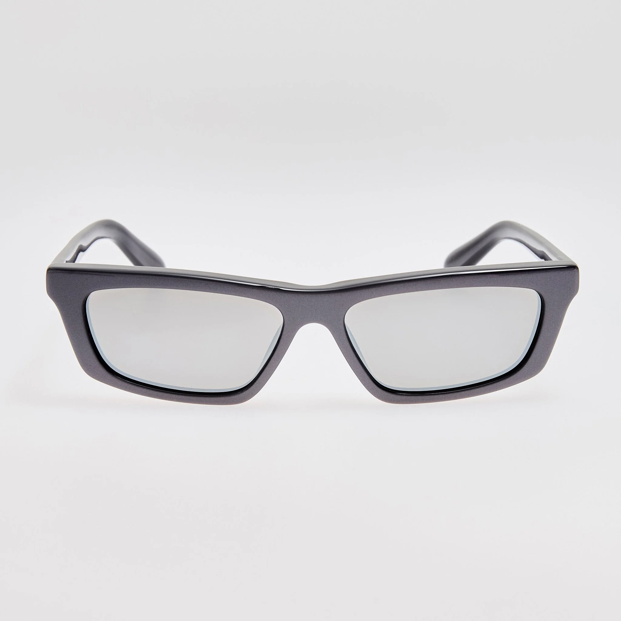 Trapezi Sunglasses in Metallic Gunmetal - 1