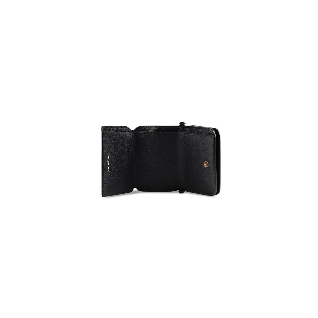 Women's Cash Mini Wallet On Chain in Black/white - 3