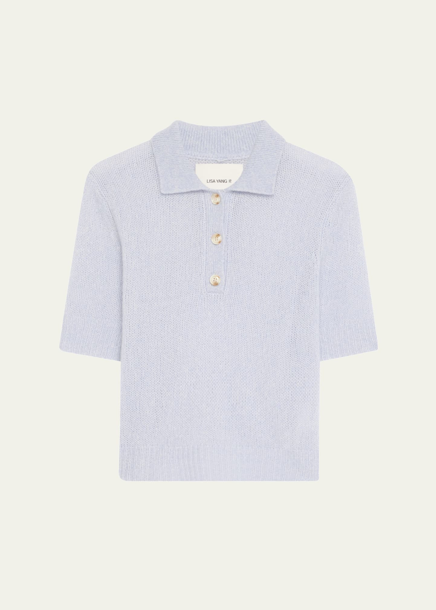 Masy Cashmere Polo Sweater - 1