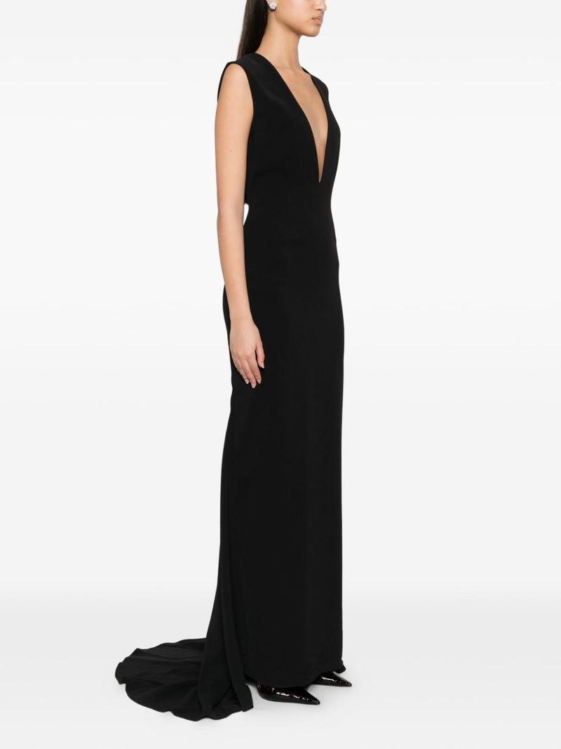 Althea plunging V-neck sleeveless maxi dress 3