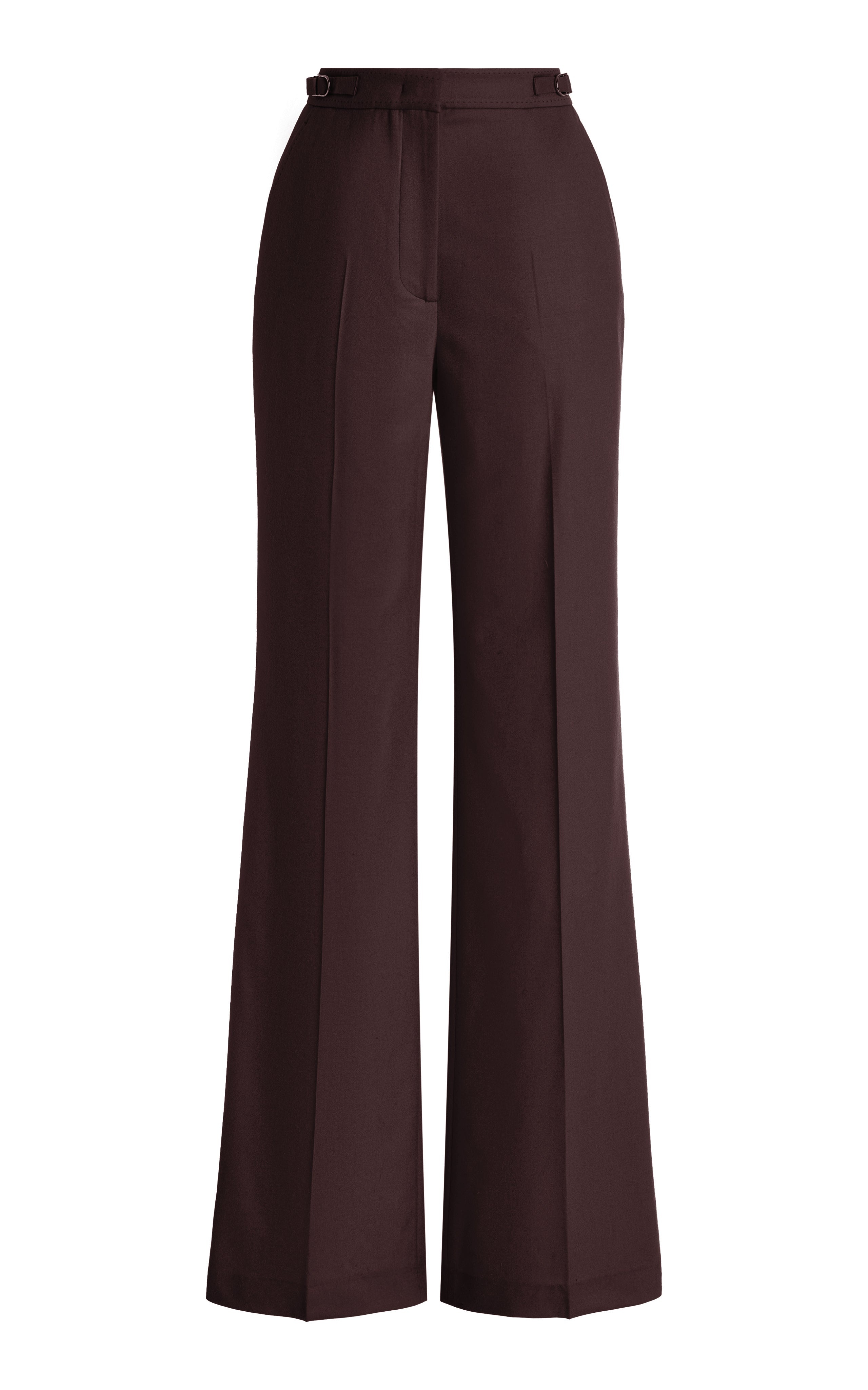 Vesta Pant in Chocolate Wool - 1
