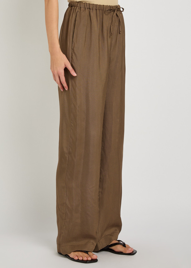 RÓHE Rohe Houndstooth Straight-leg Trousers outlook