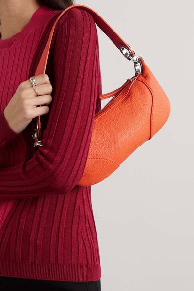 BY FAR Amira mini textured-leather shoulder bag outlook