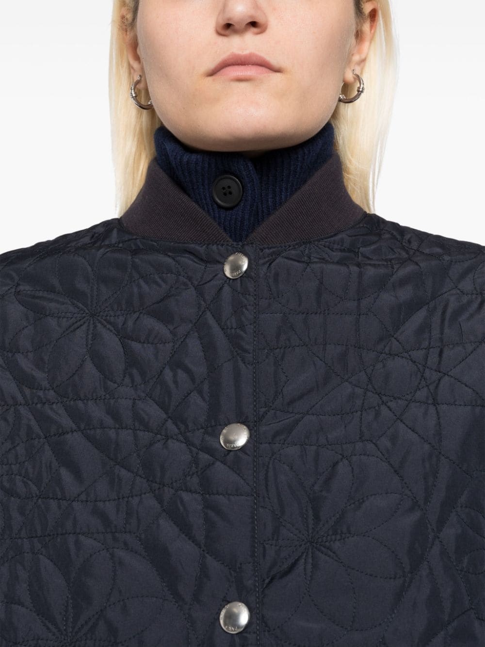 quilted blouson - 5