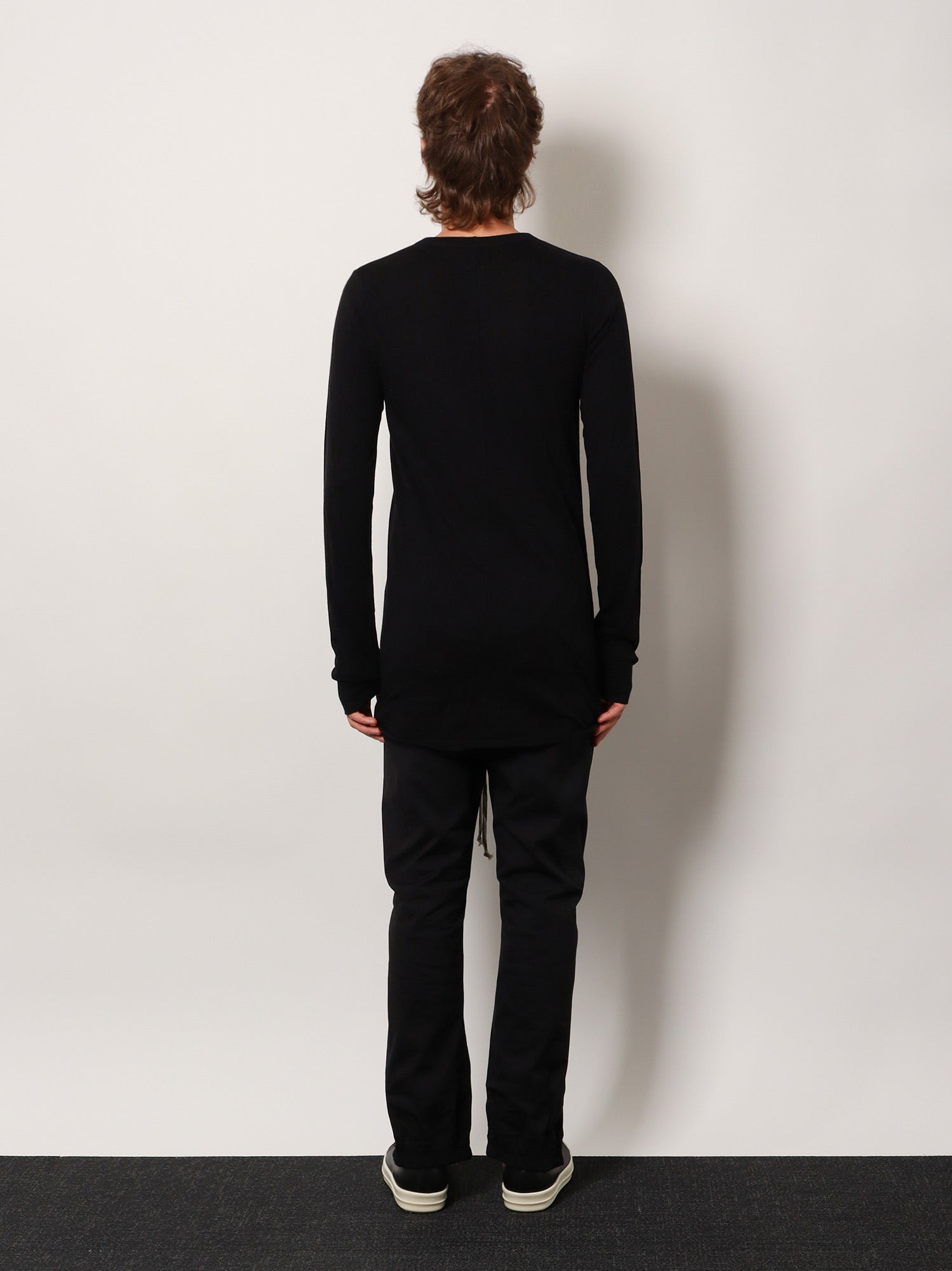 Rick Owens Men Basic Ls T Viscose Blend T-Shirt - 3