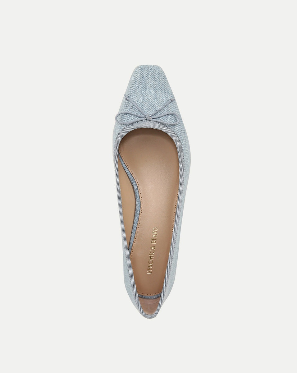 CECILE DENIM BALLET PUMP - 3