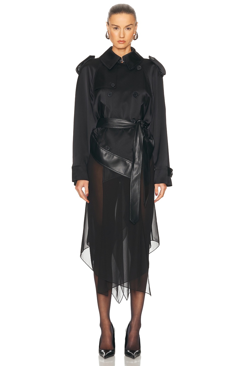 Belted Trenchcoat - 1