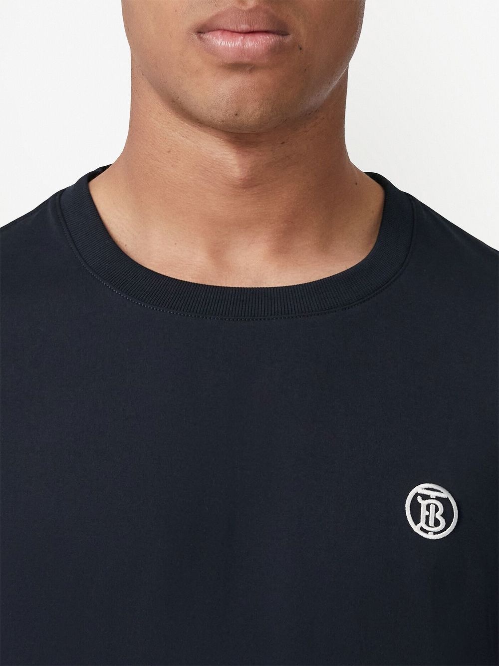 TB-embroidered cotton T-shirt - 5