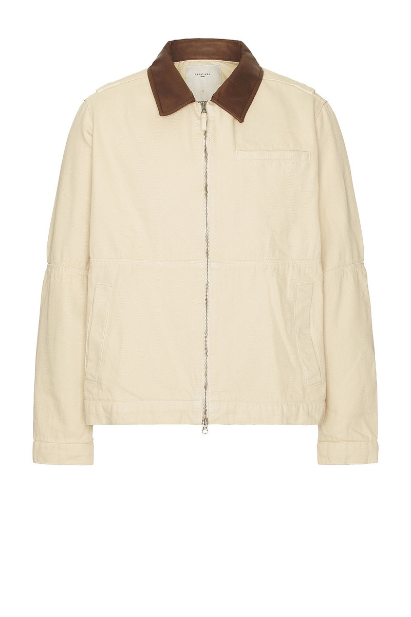 PERCIVAL Preface Contrast Collar Jacket outlook