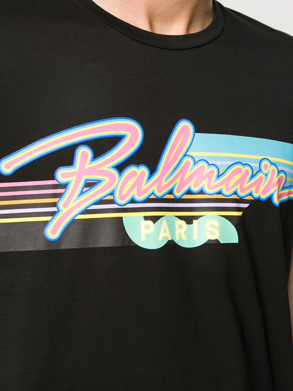 neon logo T-shirt - 5