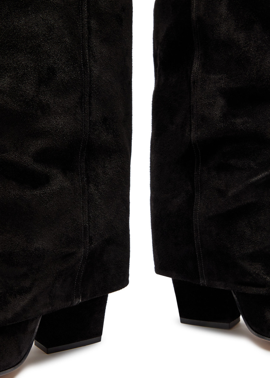Paris Texas Jane 100 Suede Knee-high Boots - 4