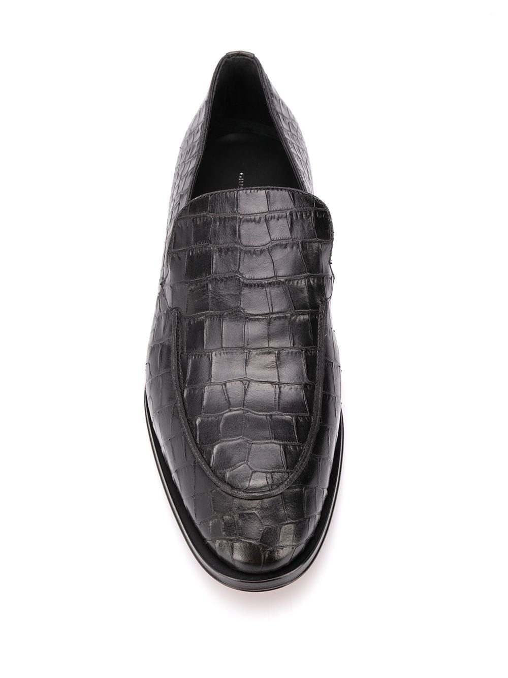 crocodile-effect loafers - 4