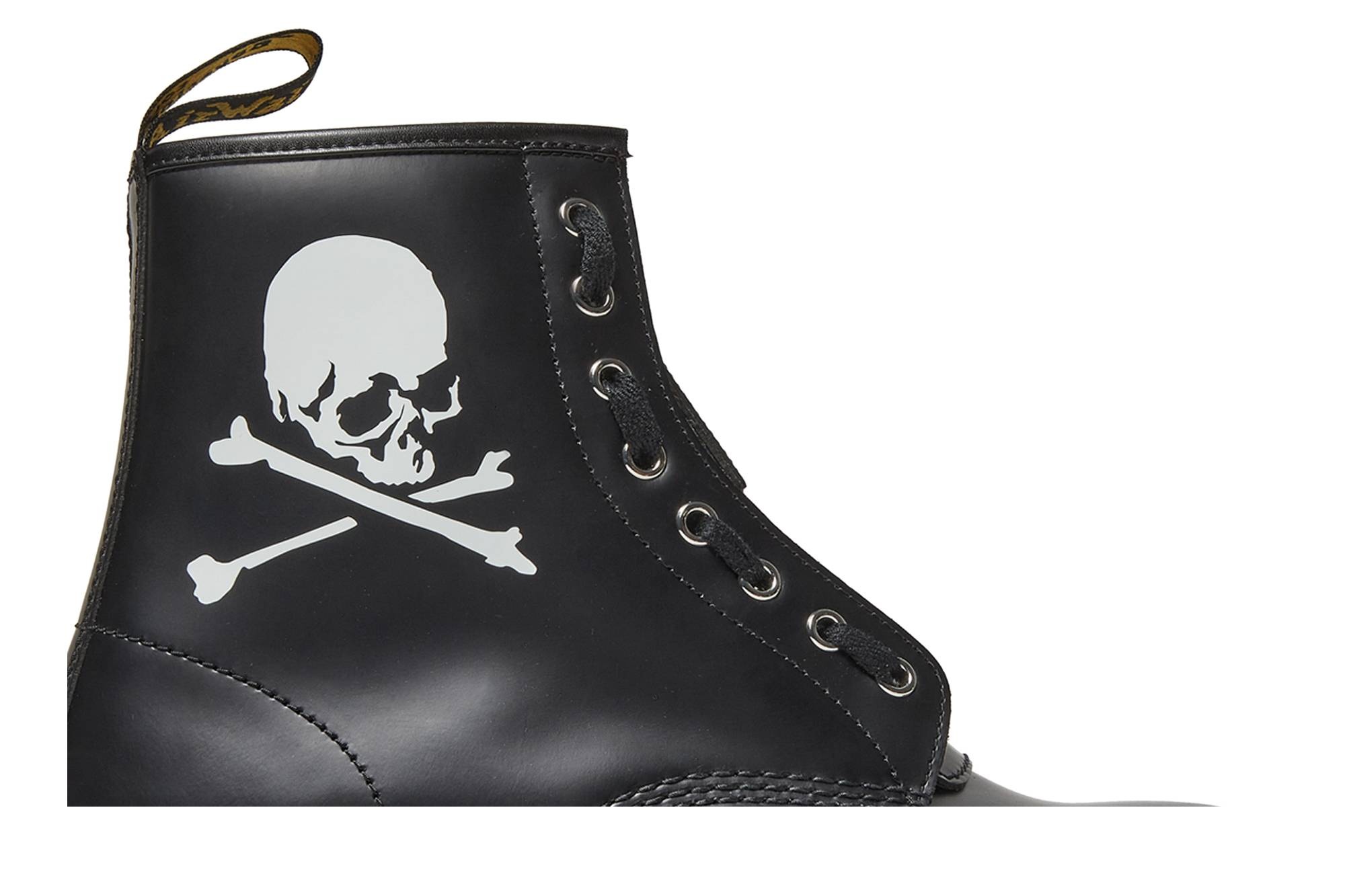 Mastermind World x 1460 Leather Boots 'Black Skull' - 2