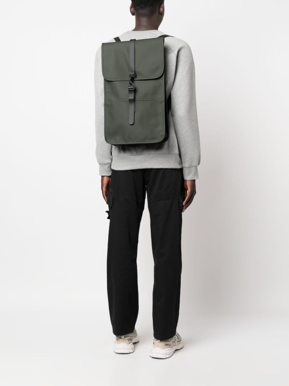 large foldover-top backpack - 2