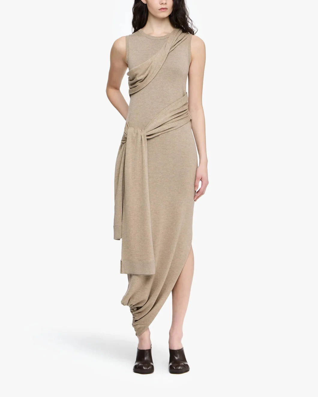TIE DETAIL SLEEVELESS DRESS - 2