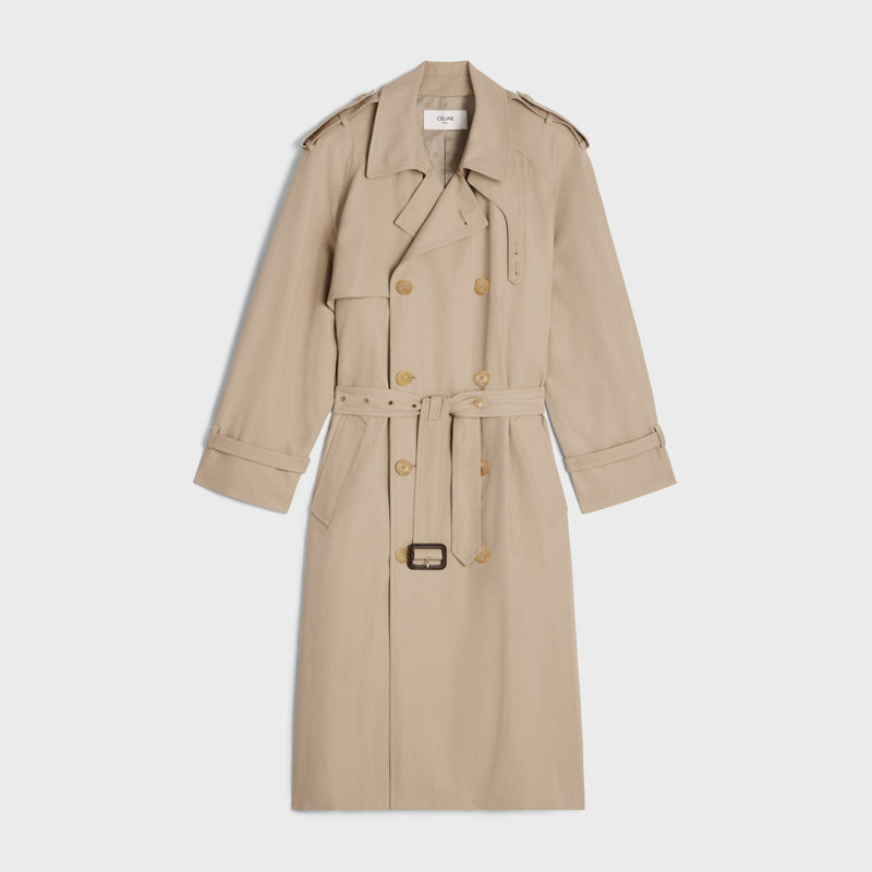 Tomboy trench coat in cotton gabardine 1