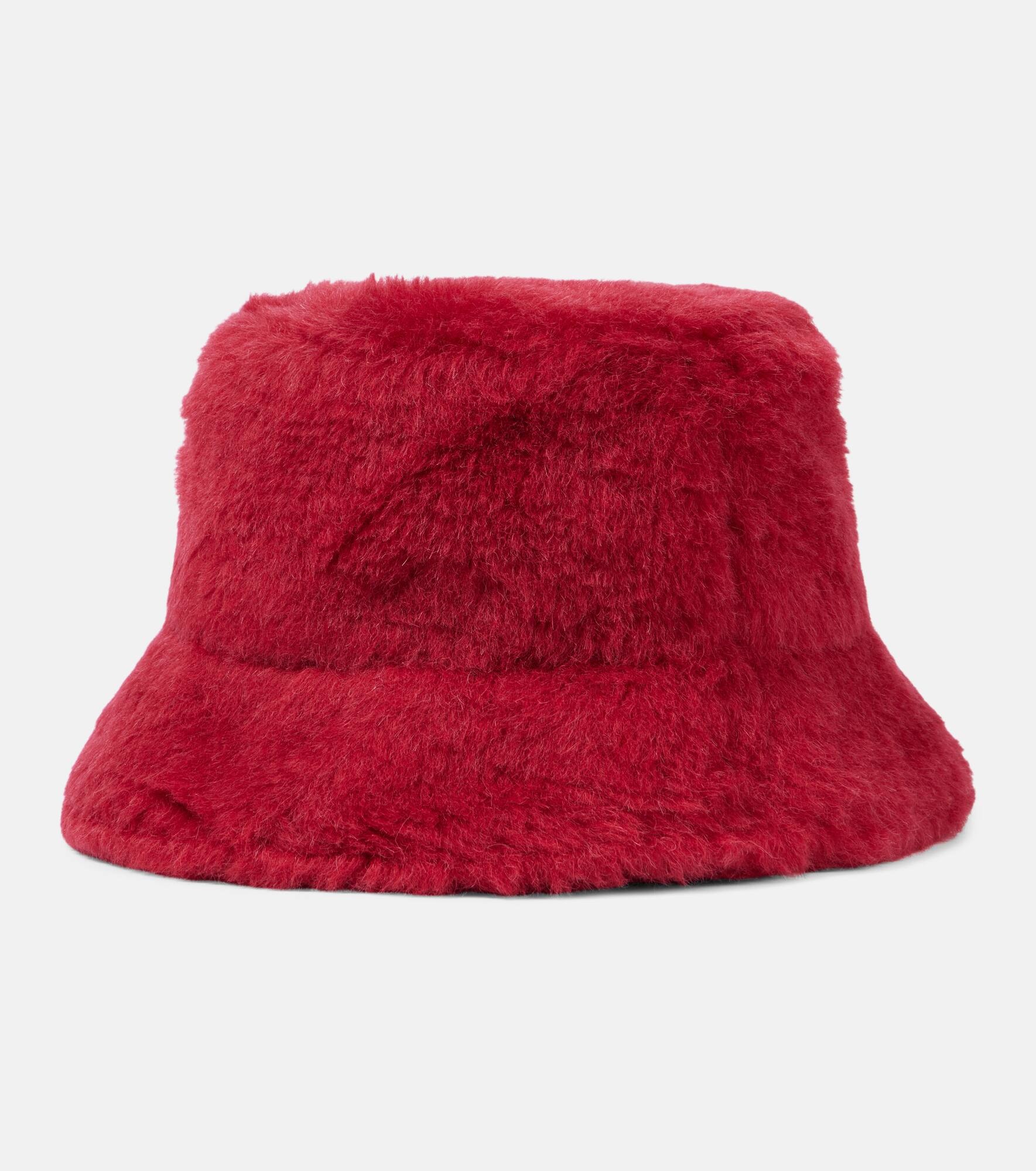 Figura wool and silk teddy bucket hat - 4