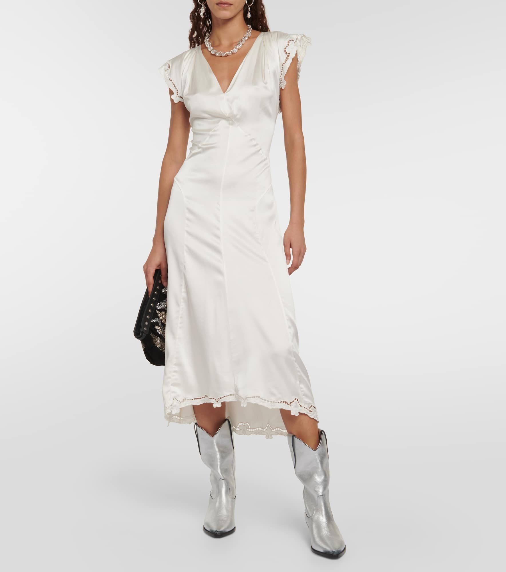 Duerto metallic leather cowboy boots - 2