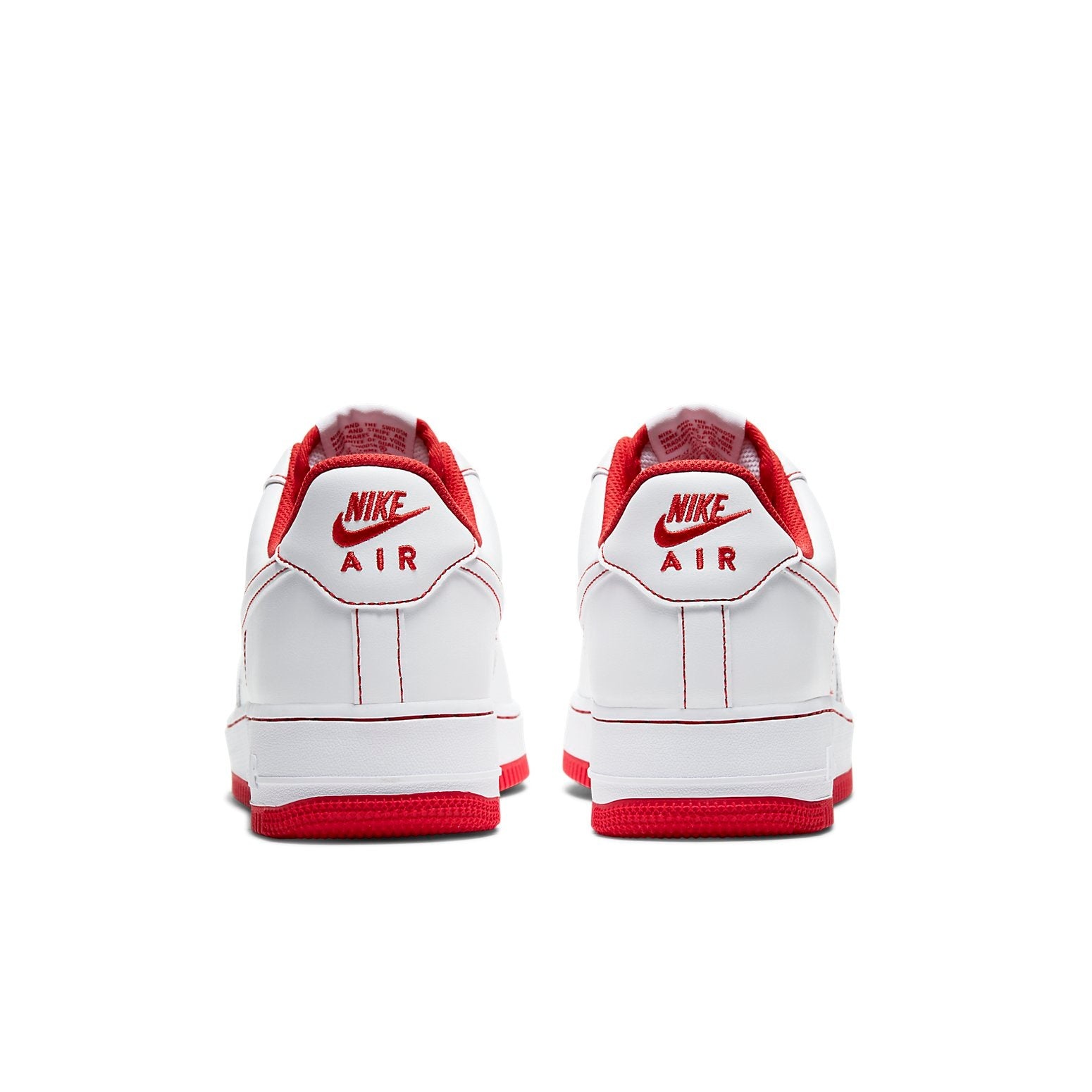 Nike Air Force 1 '07 'Contrast Stitch - White University Red' CV1724-100 - 5