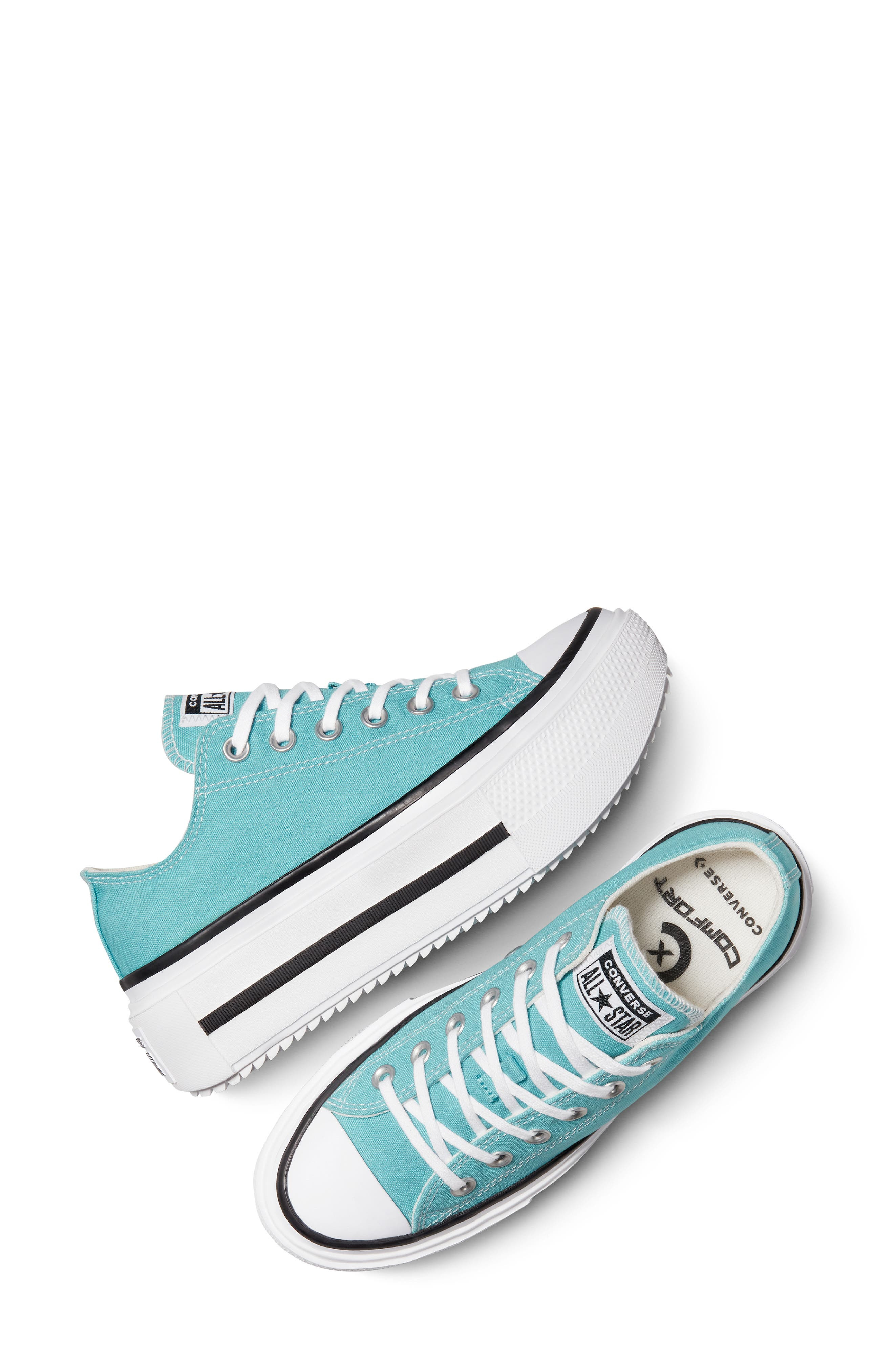 Converse Gender Inclusive Chuck Taylor All Star Lift Double Stack Low Top Platform Sneaker in Deja B - 4