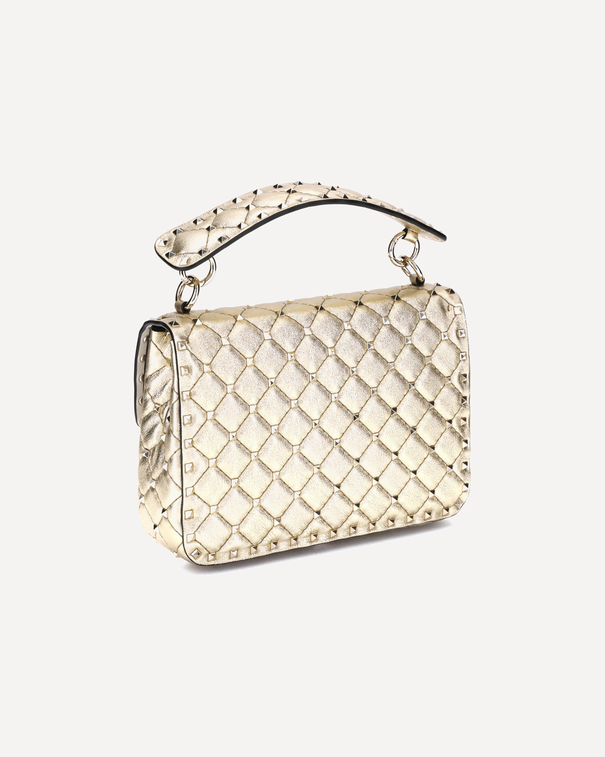 Medium Rockstud Spike Shoulder Bag - 3