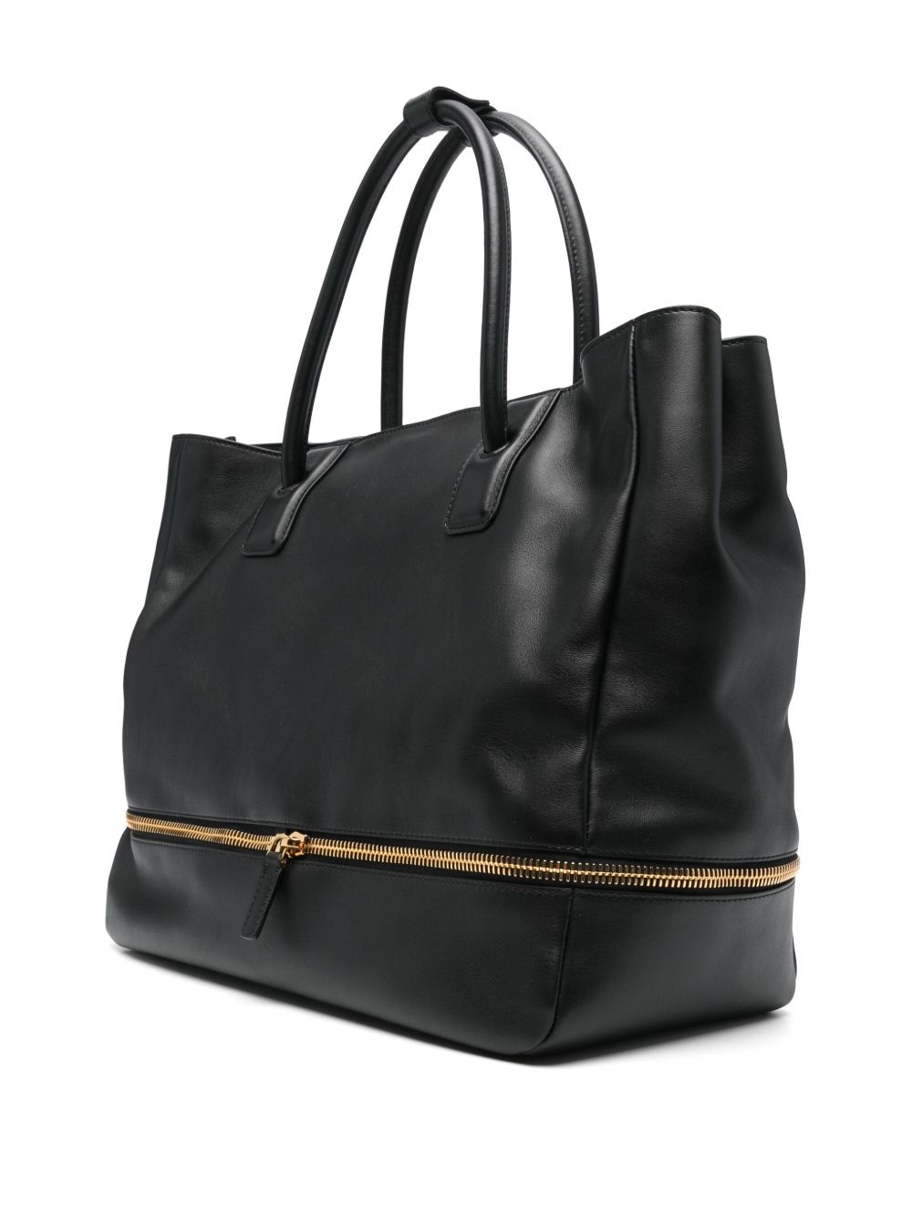 leather tote bag - 3