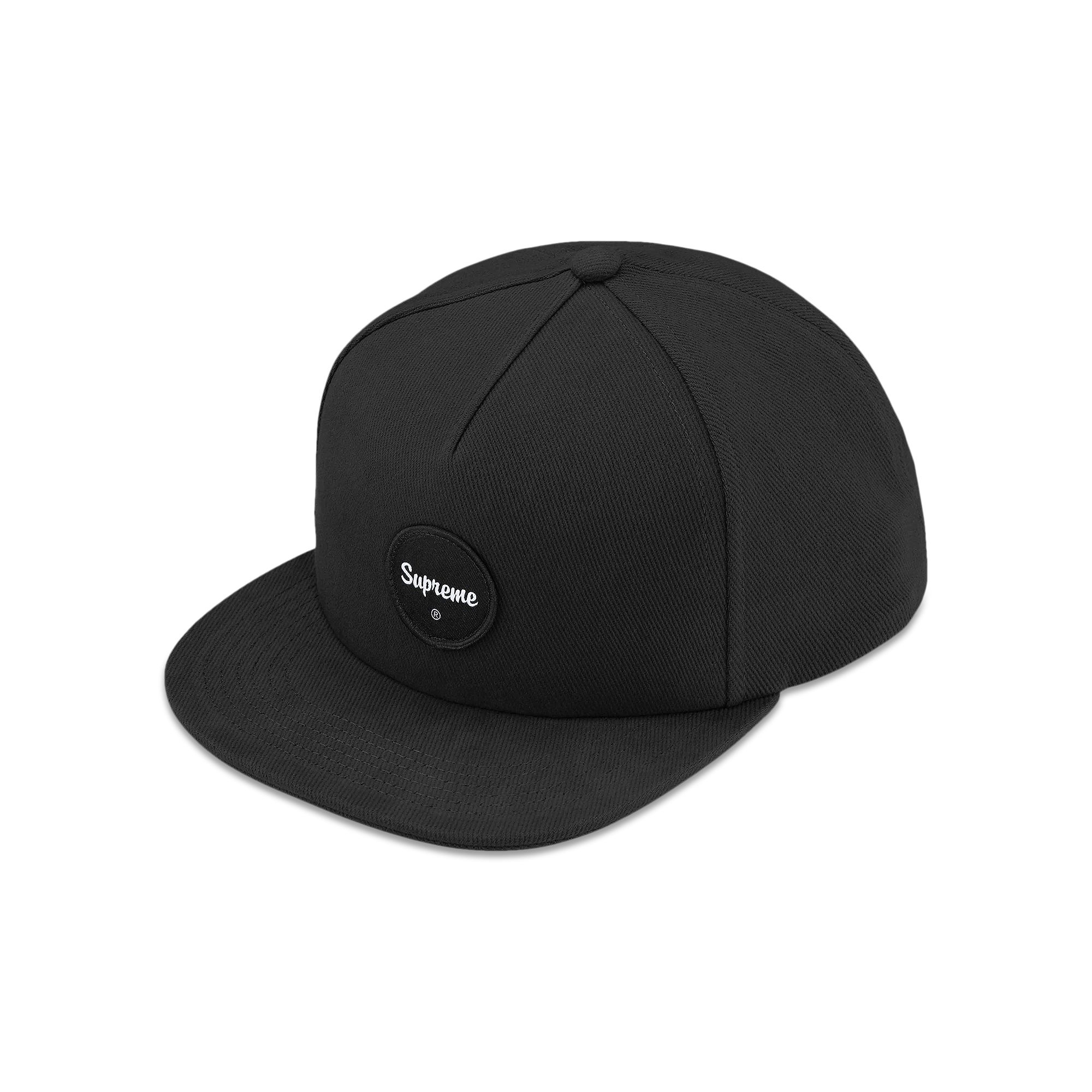 Supreme Twill Patch 5-Panel 'Black' - 1