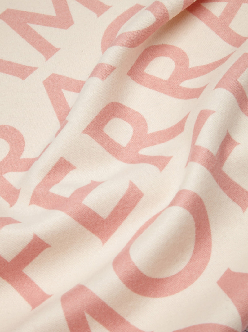 FERRAGAMO Double scarf with lettering outlook