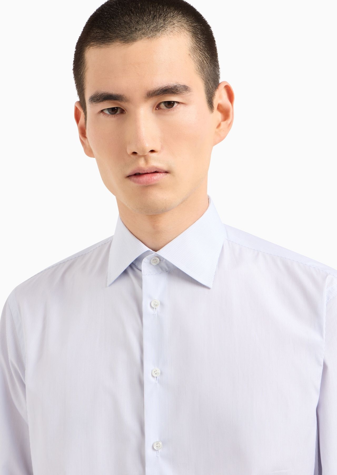 Regular-fit shirt in luxury cotton with a micro-pattern - 5