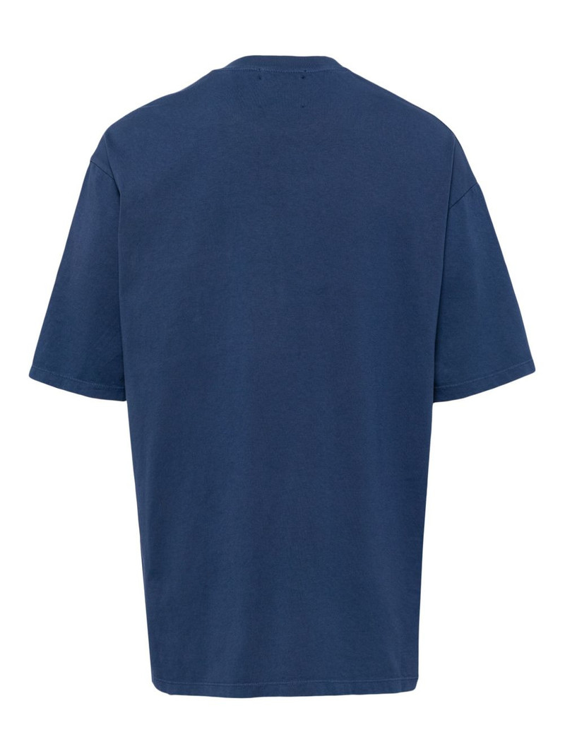 PRESIDENT’s logo-embroidered cotton T-shirt outlook