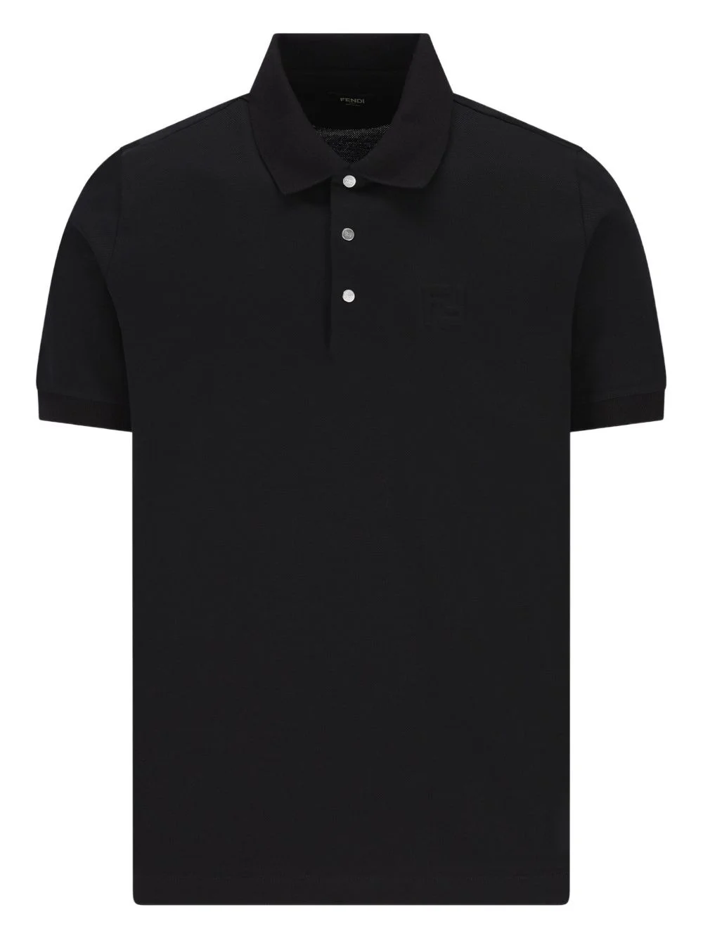 embossed-logo piqué polo shirt - 1