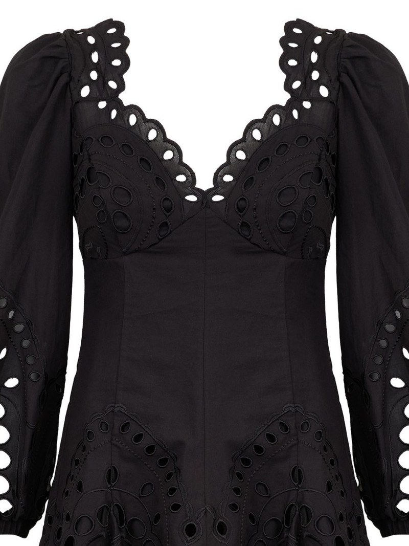 Esmare scalloped embroidered mini dress 4