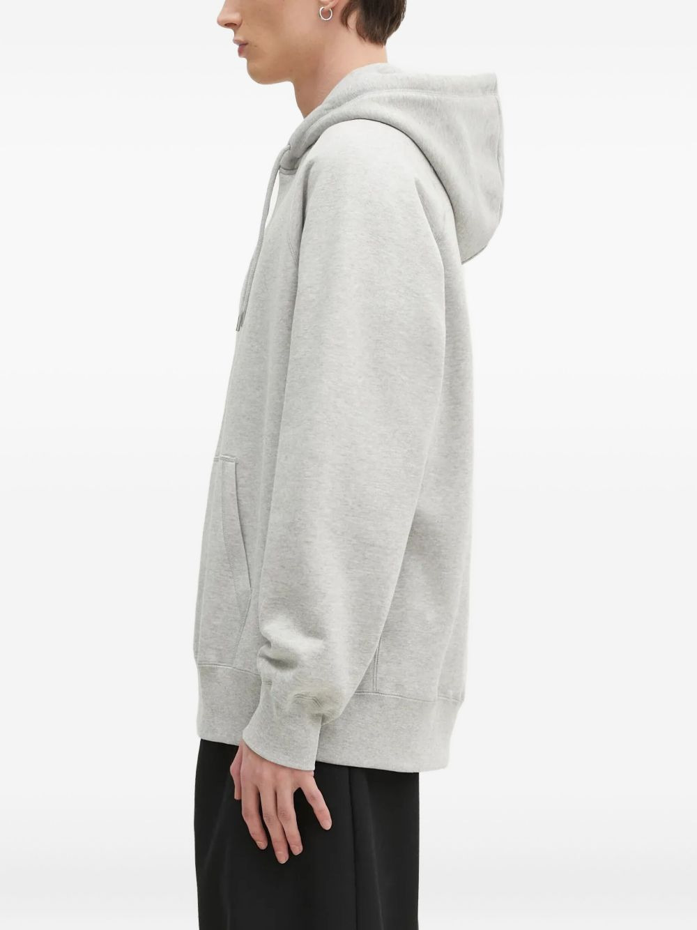 logo-detailed raglan-sleeve hoodie - 3