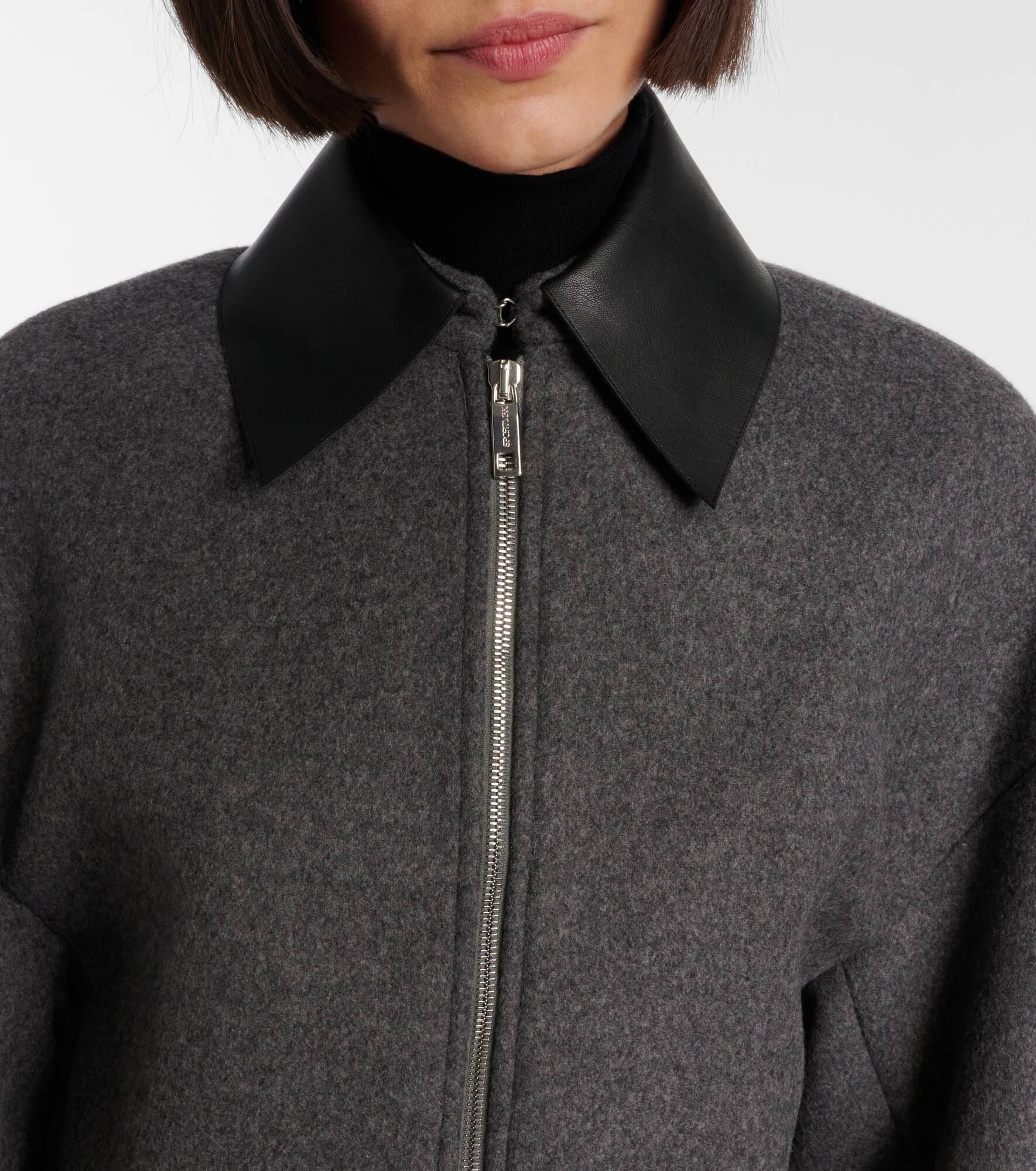 Vacuo cropped virgin wool jacket - 4