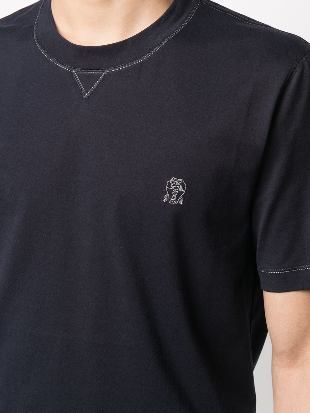 embroidered-logo T-shirt - 5