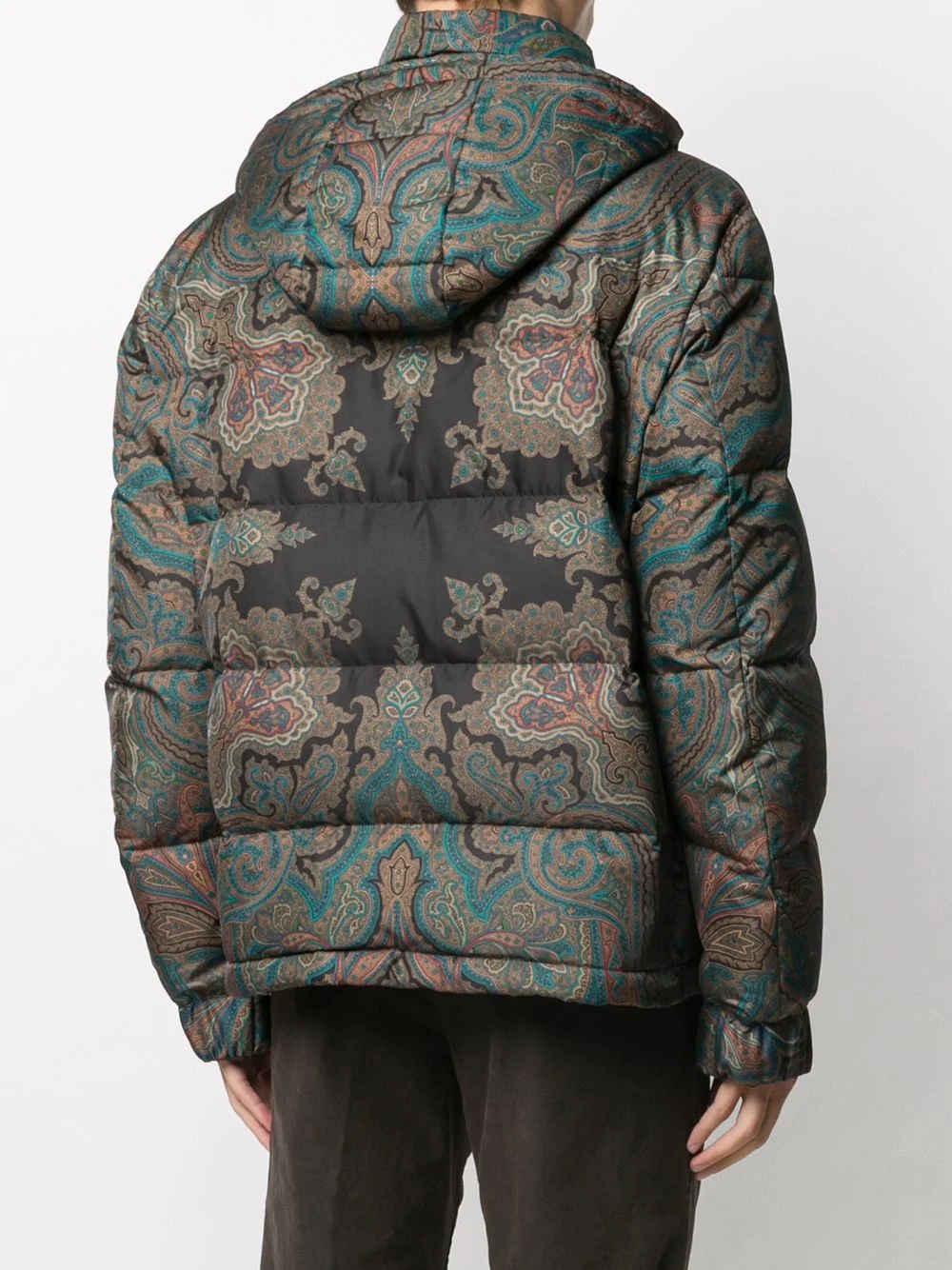 paisley padded jacket - 4