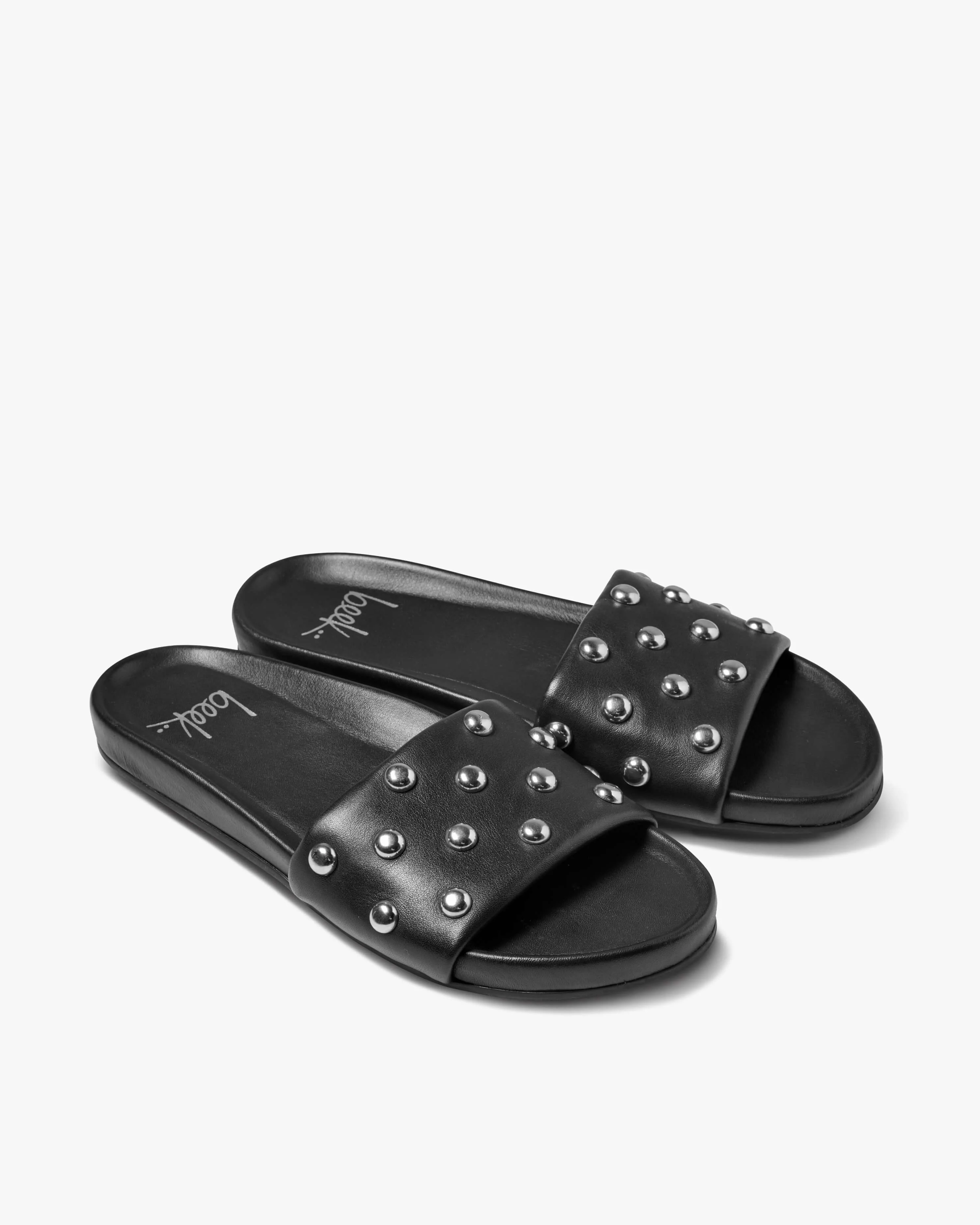 Gallito Stud Leather Slide Sandal - 1