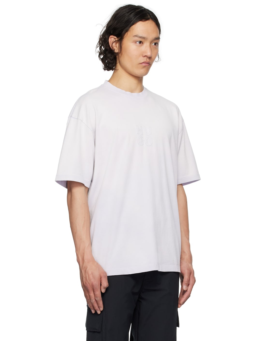 Purple Logo Appliqué T-shirt - 2
