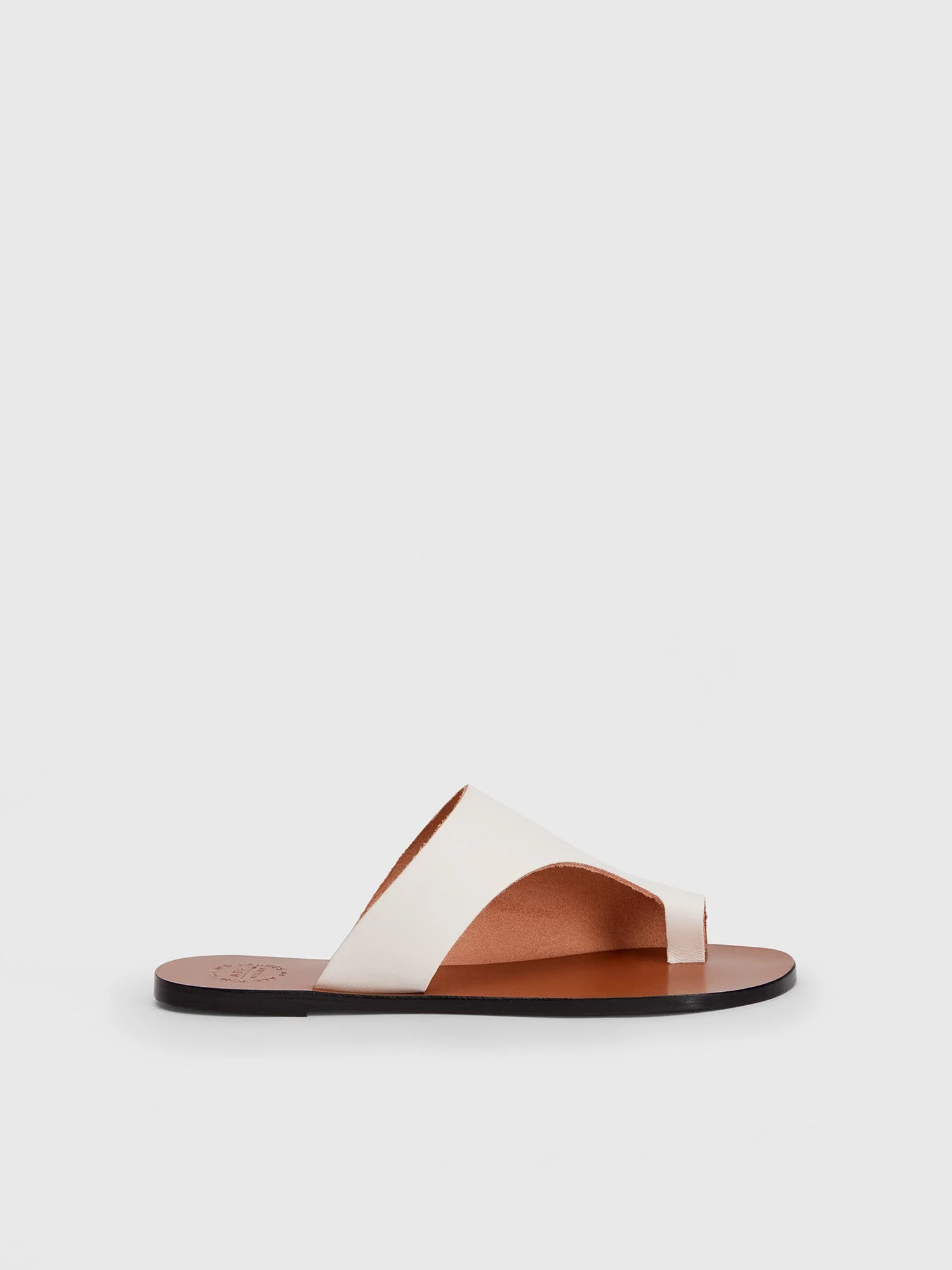 Rosa Linen Leather Cutout sandals - 1
