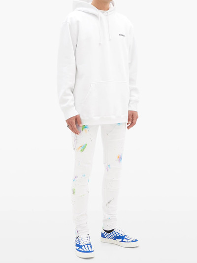 AMIRI Paint-splatter slim-leg jeans outlook