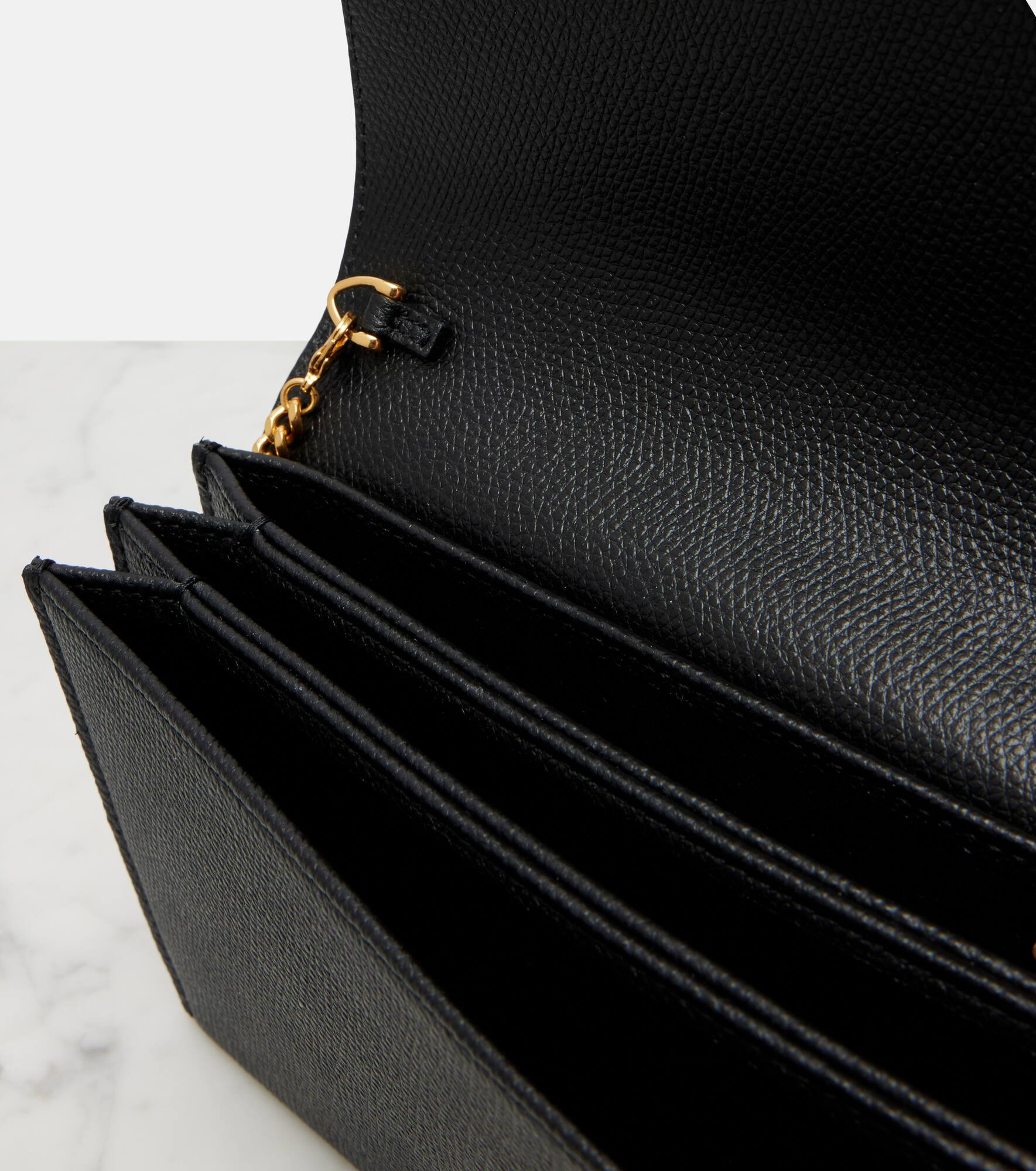 VLogo Signature Mini leather crossbody bag - 3