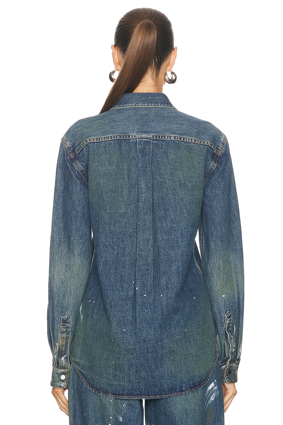 Denim Shacket - 4